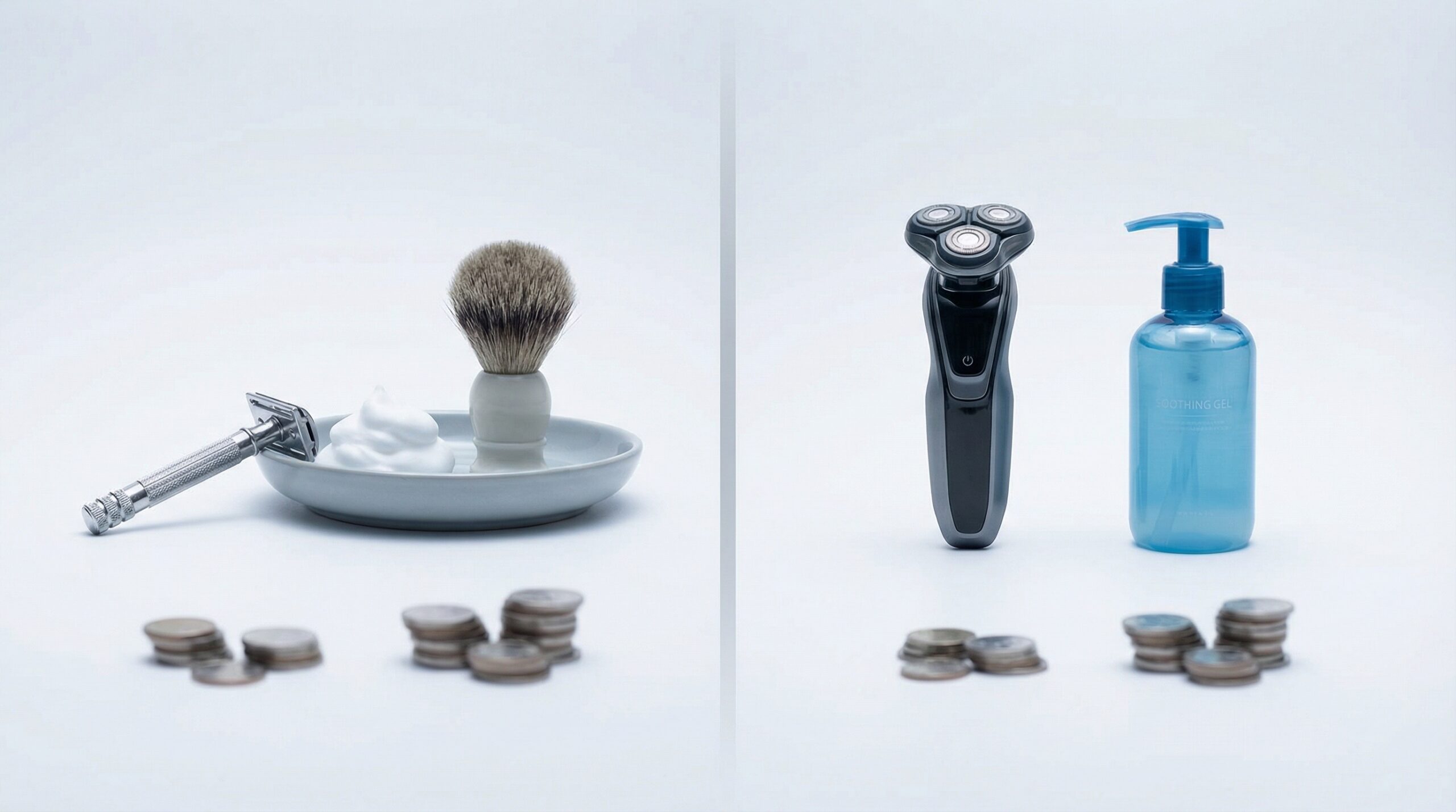 ヒゲ脱毛の生涯コスト vs 髭剃り